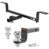 2001-2005 Honda Civic Coupe Class 1 Trailer Hitch, 1-1/4" Receiver + 2" Ball + 1-7/8" Ball Kit