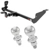 2000-2007 Ford Focus Sedan or Hatchback, Except SVT Class 1 Trailer Hitch, 1-1/4" Ball Mount