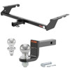 2005-2012 Volvo S40 All Class 1 Trailer Hitch, 1-1/4" Receiver + 2" Ball + 1-7/8" Ball Kit