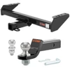 1975-1978 GMC C35 Excluding 10 in. step bumper CURT Class 4 Trailer Hitch, 2" Receiver + 2" Ball + 1-7/8" Ball Kit