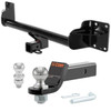 2008-2013 BMW X6 All CURT Class 3 Trailer Hitch, 2" Receiver + 2" Ball + 1-7/8" Ball Kit