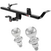 2008-2011 Subaru Impreza Hatchback, quad exhaust Class 1 Trailer Hitch, 1-1/4" Ball Mount