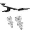 2010-2019 Ford Taurus All Class 2 Trailer Hitch, 1-1/4" Ball Mount