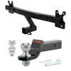 2011-2018 Volvo S60 All CURT Class 3 Trailer Hitch, 2" Receiver + 2" Ball + 1-7/8" Ball Kit