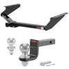2008-2012 Jeep Liberty All Class 2 Trailer Hitch, 1-1/4" Receiver + 2" Ball + 1-7/8" Ball Kit