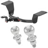 2016-2017 Honda Civic Coupe, excluding Si Class 1 Trailer Hitch, 1-1/4" Ball Mount