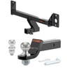 2021-2022 Mercedes-Benz GLC300 Excluding factory receiver CURT Class 3 Trailer Hitch, 2" Receiver + 2" Ball + 1-7/8" Ball Kit
