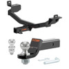 2019-2023 Jeep Cherokee All CURT Class 3 Hitch, 2" Receiver + 2" Ball + 1-7/8" Ball Kit