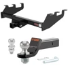 2007 Chevrolet Silverado 1500 CURT Classic 10" drop bumper or Tommy Gate lift CURT Class 3 Hitch, 2" Receiver + 2" Ball + 1-7/8" Ball Kit