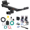22 - 23 Jeep Compass Curt 2" Class 3 Trailer Tow Hitch + 5-Flat Wiring Kit Tow Boat/Utility Trailer with Surge Brakes 13363 22 - 23 Jeep Compass Curt 2" Class 3 Trailer Tow Hitch + 5-Flat Wiring Kit Tow Boat/Utility Trailer with Surge Brakes 13363