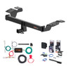 2019 - 2022 Toyota Avalon Curt 1-1/4" Class 1 Trailer Tow Hitch + 5-Flat Wiring Kit Tow Boat/Utility Trailer with Surge Brakes 11576