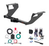 2022 - 2026 Subaru WRX Curt 1-1/4" Class 1 Trailer Tow Hitch + 5-Flat Wiring Kit Tow Boat/Utility Trailer with Surge Brakes 11663