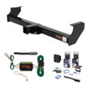 1999 - 2005 Suzuki Grand Vitara Excluding XL-7 Curt 2" Class 3 Trailer Tow Hitch + 5-Flat Wiring Kit Tow Boat/Utility Trailer with Surge Brakes 13517