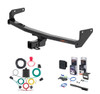 2023 - 2026 Kia Niro Curt 2" Class 3 Trailer Tow Hitch + 5-Flat Wiring Kit Tow Boat/Utility Trailer with Surge Brakes 13531