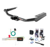 2014 - 2019 Toyota Highlander Curt 2" Class 3 Trailer Tow Hitch + 5-Flat Wiring Kit Tow Boat/Utility Trailer with Surge Brakes 13200