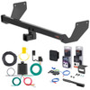 23 - 24 Toyota bZ4X Curt 2" Class 3 Trailer Tow Hitch + 5-Flat Wiring Kit Tow Boat/Utility Trailer with Surge Brakes 13544