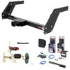 89 - 95 Toyota Pickup Curt 2" Class 3 Trailer Tow Hitch + 5-Flat Wiring Kit Tow Boat/Utility Trailer with Surge Brakes 13086