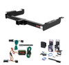 1996 - 1999 GMC Savana 2500 Curt 2" Class 4 Trailer Tow Hitch + 5-Flat Wiring Kit Tow Boat/Utility Trailer with Surge Brakes 14090
