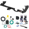 91 - 97 Toyota Previa Curt 1-1/4" Class 2 Trailer Tow Hitch + 5-Flat Wiring Kit Tow Boat/Utility Trailer with Surge Brakes 12304