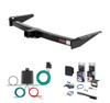 1991 - 1997 Toyota Land Cruiser Curt 2" Class 3 Trailer Tow Hitch + 5-Flat Wiring Kit Tow Boat/Utility Trailer with Surge Brakes 13089