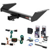 02 - 07 Jeep Liberty Curt 2" Class 3 Trailer Tow Hitch + 5-Flat Wiring Kit Tow Boat/Utility Trailer with Surge Brakes 13044 02 - 07 Jeep Liberty Curt 2" Class 3 Trailer Tow Hitch + 5-Flat Wiring Kit Tow Boat/Utility Trailer with Surge Brakes 13044