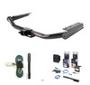 2014 - 2019 Toyota Highlander Curt 2" Class 3 Trailer Tow Hitch + 5-Flat Wiring Kit Tow Boat/Utility Trailer with Surge Brakes 13200-7