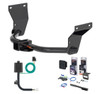 2019 - 2022 Acura RDX Curt 2" Class 3 Trailer Tow Hitch + 5-Flat Wiring Kit Tow Boat/Utility Trailer with Surge Brakes 13423