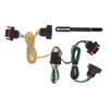 2006 - 2009 Mitsubishi Raider Curt 2" Class 3 Trailer Tow Hitch + 5-Flat Wiring Kit Tow Boat/Utility Trailer with Surge Brakes 13229-1