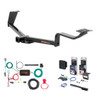 2013 - 2022 Acura ILX Curt 1-1/4" Class 1 Trailer Tow Hitch + 5-Flat Wiring Kit Tow Boat/Utility Trailer with Surge Brakes 11391