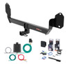 2014 - 2019 MINI Cooper Base, hatchback, excluding with spare tire Curt 1-1/4" Class 1 Trailer Tow Hitch + 5-Flat Wiring Kit Tow Boat/Utility Trailer with Surge Brakes 11417