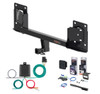 2017 - 2023 Tesla 3 Curt 1-1/4" Class 1 Trailer Tow Hitch + 5-Flat Wiring Kit Tow Boat/Utility Trailer with Surge Brakes 11581