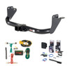 2011 - 2019 Mitsubishi Outlander Sport Curt 2" Class 3 Trailer Tow Hitch + 5-Flat Wiring Kit Tow Boat/Utility Trailer with Surge Brakes 13079