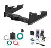 2017 - 2019 Ford F-250 Super Duty Curt 2-1/2" Class 5 Trailer Tow Hitch + 5-Flat Wiring Kit Tow Boat/Utility Trailer with Surge Brakes 15802
