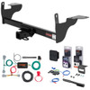 10 - 17 Volvo XC60 Curt 2" Class 3 Trailer Tow Hitch + 5-Flat Wiring Kit Tow Boat/Utility Trailer with Surge Brakes 13268