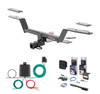 2018 - 2022 Audi A5 Sportback Curt 1-1/4" Class 1 Trailer Tow Hitch + 5-Flat Wiring Kit Tow Boat/Utility Trailer with Surge Brakes 11448