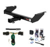 1998 - 1999 Ford F-250 Old body, excluding 10" drop bumper and 1973 - 1979 crew cab Curt 2" Class 3 Trailer Tow Hitch + 5-Flat Wiring Kit Tow Boat/Utility Trailer with Surge Brakes 13310
