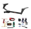 2006 - 2012 Toyota RAV4 Curt 1-1/4" Class 2 Trailer Tow Hitch + 5-Flat Wiring Kit Tow Boat/Utility Trailer with Surge Brakes 12108