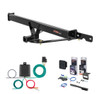 2015 Volkswagen Jetta Sedan, TDI Curt 1-1/4" Class 1 Trailer Tow Hitch + 5-Flat Wiring Kit Tow Boat/Utility Trailer with Surge Brakes 11410