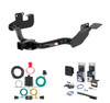 2005 - 2011 Mercury Mariner Without factory 1-1/4" receiver hitch Curt 2" Class 3 Trailer Tow Hitch + 5-Flat Wiring Kit Tow Boat/Utility Trailer with Surge Brakes 13650
