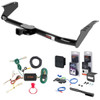 11 - 14 Toyota Sienna Curt 2" Class 3 Trailer Tow Hitch + 5-Flat Wiring Kit Tow Boat/Utility Trailer with Surge Brakes 13105