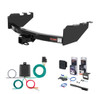 2019 GMC Sierra 1500 Limited Curt 2" Class 4 Trailer Tow Hitch + 5-Flat Wiring Kit Tow Boat/Utility Trailer with Surge Brakes 14301
