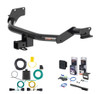 2023 - 2025 Kia Telluride LX or S only Curt 2" Class 3 Trailer Tow Hitch + 5-Flat Wiring Kit Tow Boat/Utility Trailer with Surge Brakes 13420