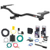 10 - 11 Mercury Milan Curt 1-1/4" Class 1 Trailer Tow Hitch + 5-Flat Wiring Kit Tow Boat/Utility Trailer with Surge Brakes 11390