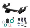 2011 - 2014 GMC Sierra 3500 HD 6' bed, excluding factory receiver, Tommy Gate lift or cab & chassis Curt 2" Class 3 Trailer Tow Hitch + 5-Flat Wiring Kit Tow Boat/Utility Trailer with Surge Brakes 13062