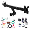 2009 - 2016 Volvo XC70 Curt 2" Class 3 Trailer Tow Hitch + 5-Flat Wiring Kit Tow Boat/Utility Trailer with Surge Brakes 13266