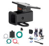 2021 - 2026 Volkswagen ID.4 With factory receiver Curt 2" Class 3 Trailer Tow Hitch + 5-Flat Wiring Kit Tow Boat/Utility Trailer with Surge Brakes 13489