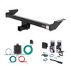 2003 - 2014 Volvo XC90 Curt 2" Class 3 Trailer Tow Hitch + 5-Flat Wiring Kit Tow Boat/Utility Trailer with Surge Brakes 13559