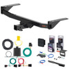 20 - 24 Volkswagen Atlas Cross Sport Curt 2" Class 3 Trailer Tow Hitch + 5-Flat Wiring Kit Tow Boat/Utility Trailer with Surge Brakes 13458 20 - 24 Volkswagen Atlas Cross Sport Curt 2" Class 3 Trailer Tow Hitch + 5-Flat Wiring Kit Tow Boat/Utility Trailer with Surge Brakes 13458