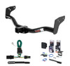 1991 - 1997 GMC Sonoma Curt 2" Class 3 Trailer Tow Hitch + 5-Flat Wiring Kit Tow Boat/Utility Trailer with Surge Brakes 13132