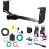 07 - 21 Toyota Tundra Excluding factory receiver Curt 2" Class 3 Trailer Tow Hitch + 5-Flat Wiring Kit Tow Boat/Utility Trailer with Surge Brakes 13198